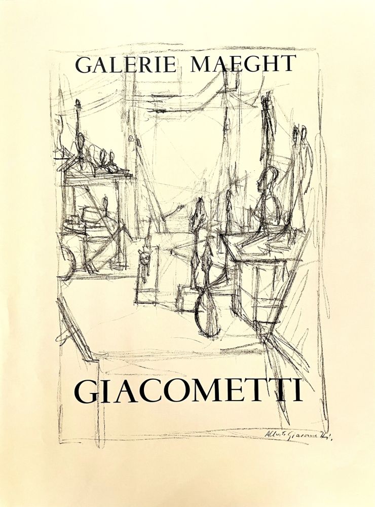 Афиша Giacometti - Galerie Maeght