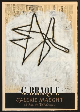 Литография Braque - Galerie Maeght