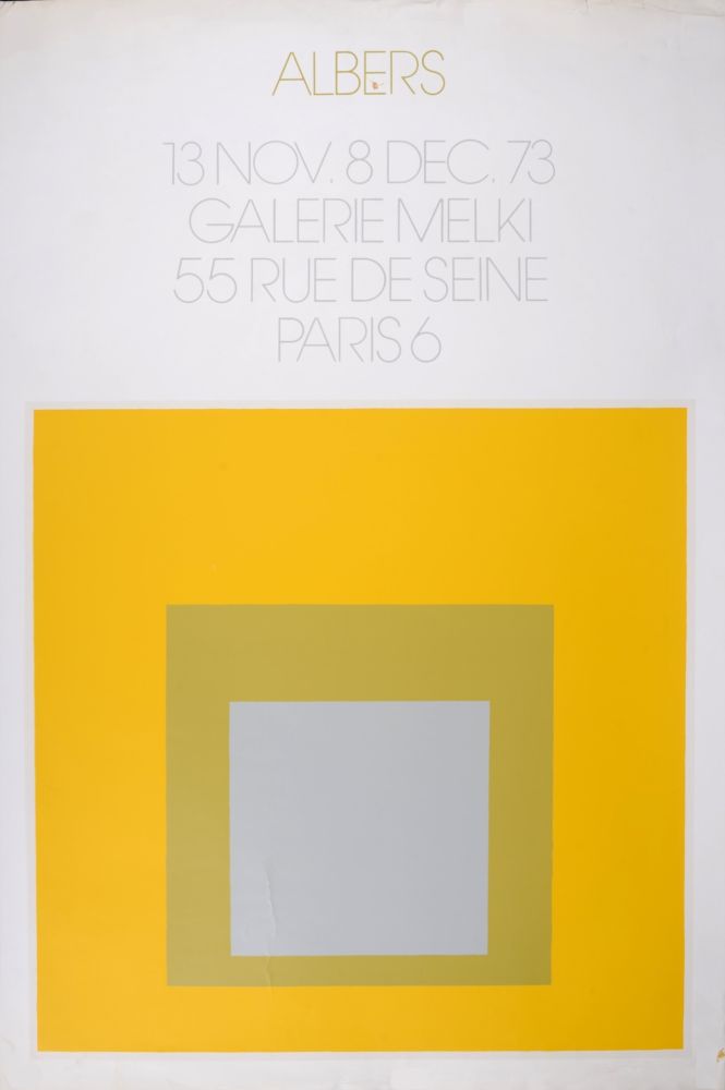 Литография Albers - Galerie Melki, 1973