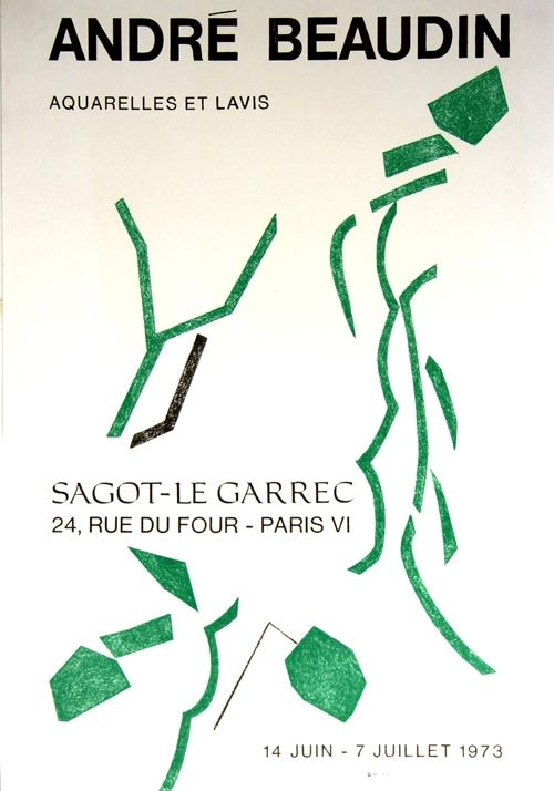 Литография Beaudin - Galerie Sagot le Garrec