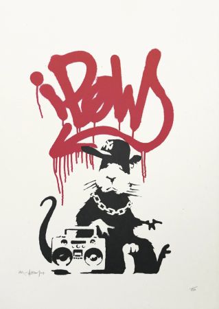 Сериграфия Banksy - Gangsta Rat
