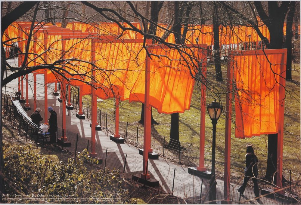 Афиша Christo - Gates and Orange Curtains : Central Park New York, 2005