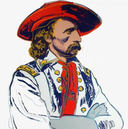 Сериграфия Warhol -  General Custer (FS II.379)