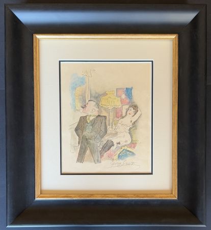 Литография Grosz - George Grosz (1893–1959) - Kraft und Anmut - Color lithograph - 1923