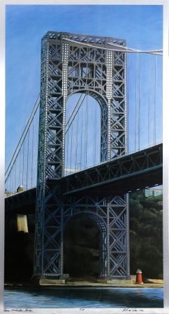 Литография Haas - George Washington Bridge