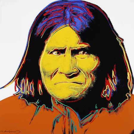 Сериграфия Warhol - Geronimo, from Cowboys and Indians