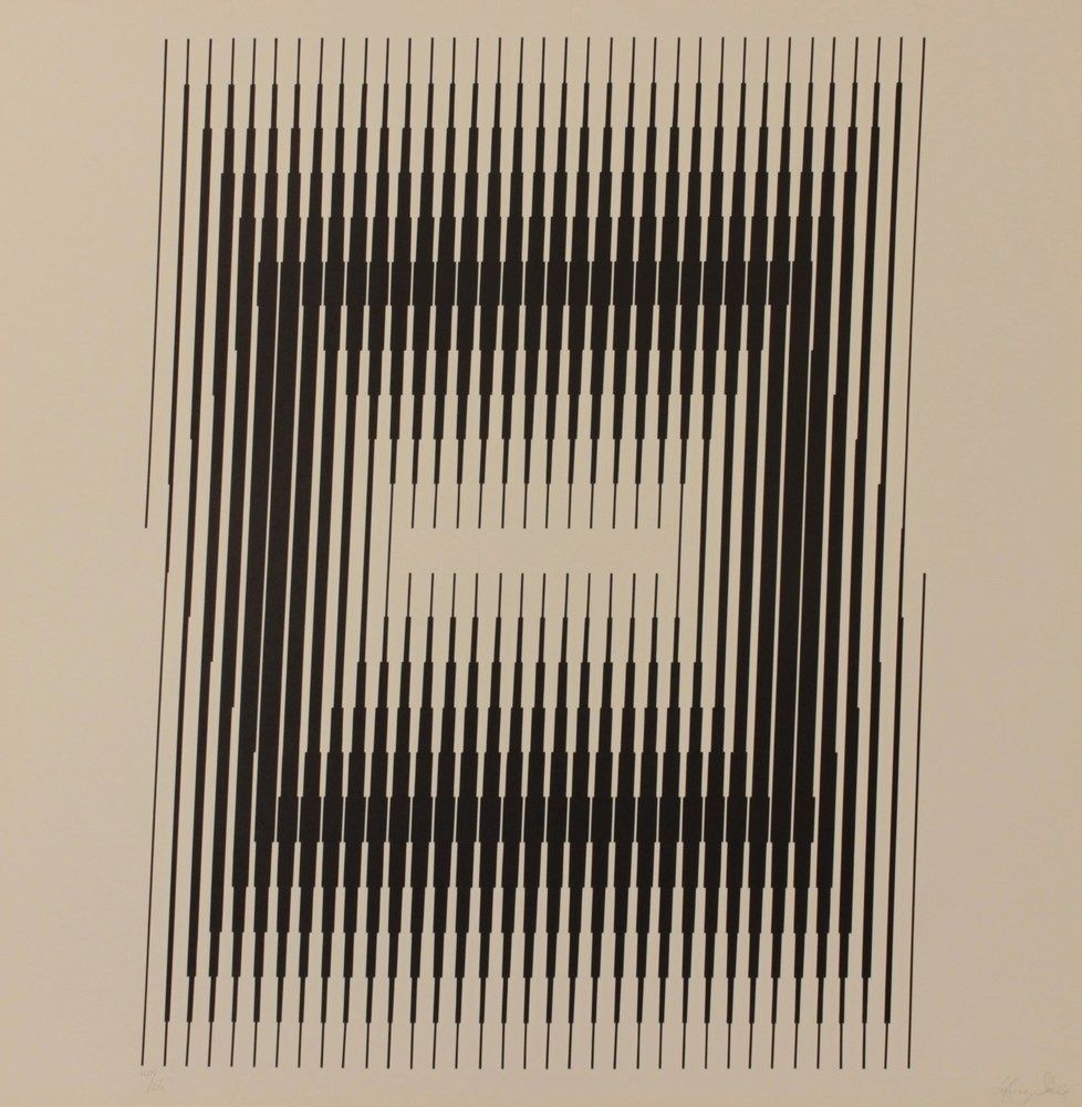 Литография Steele - GESTALT II 2 - EXACTA FROM CONSTRUCTIVISM TO SYSTEMATIC ART 1918-1985