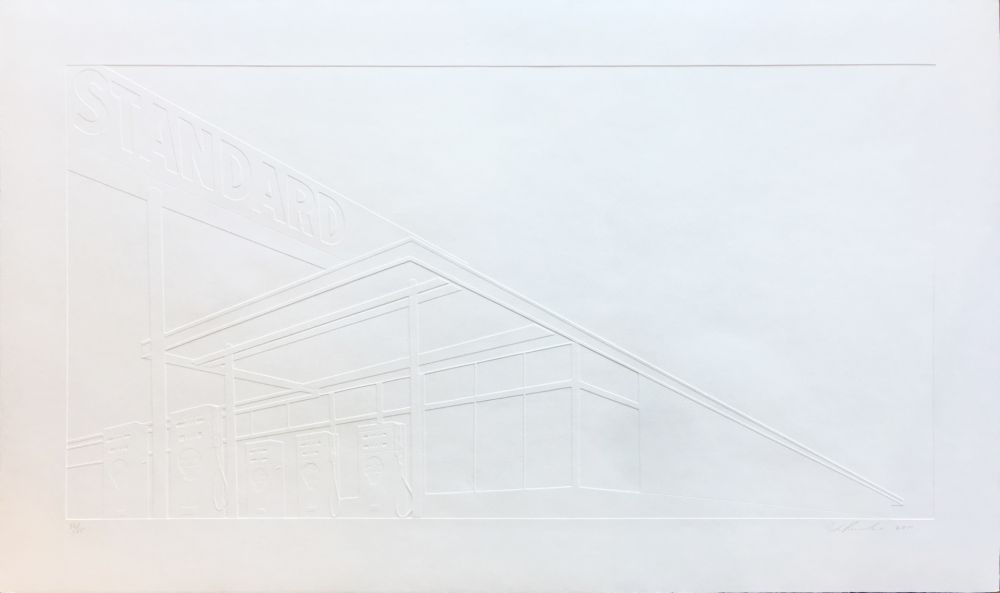 Relief Ruscha - Ghost Station