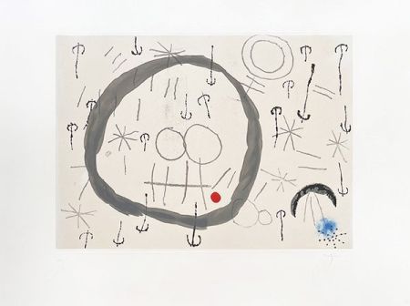 Гравюра Miró - Giboulées