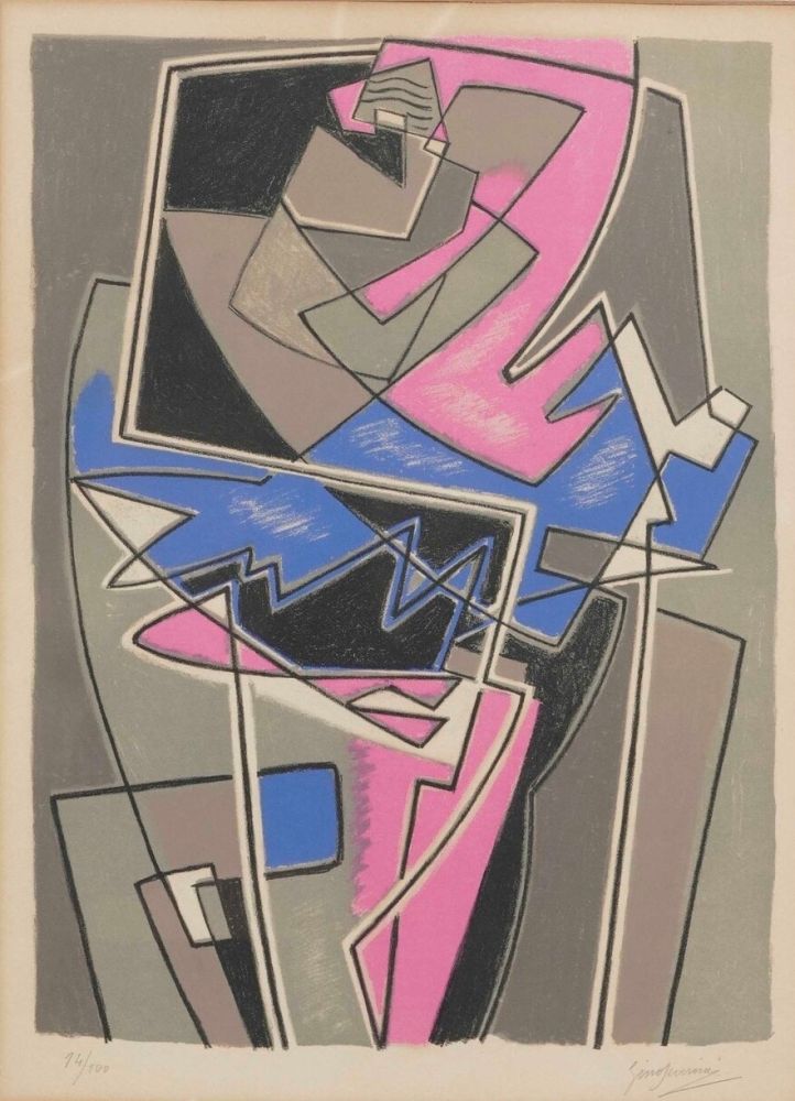 Литография Severini - Gino Severini (1883–1966) - Ballerine - Lithograph on paper - 1954