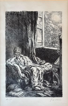 Литография Chirico (De) - Giorgio De Chirico  (1888-1978) - Bruno Barilli - Lithograph on paper - 1948