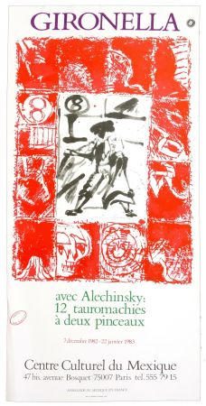 Афиша Alechinsky - Gironella avec Alechinsky, 1982