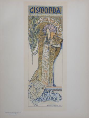 Литография Mucha - Gismonda - Les Maitres de L’Affiche, 1896