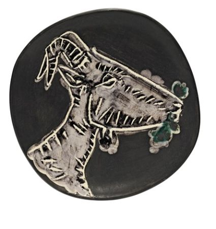 Керамика Picasso - Goat’s head in profile 