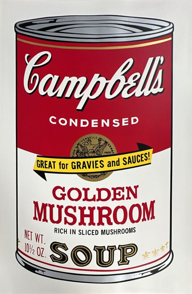 Сериграфия Warhol - Golden Mushroom (from Campbell's Soup II)