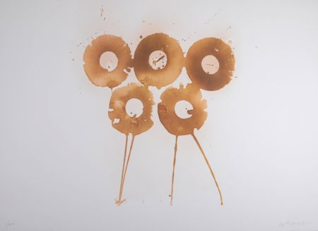 Литография Dokoupil - Golden Rings