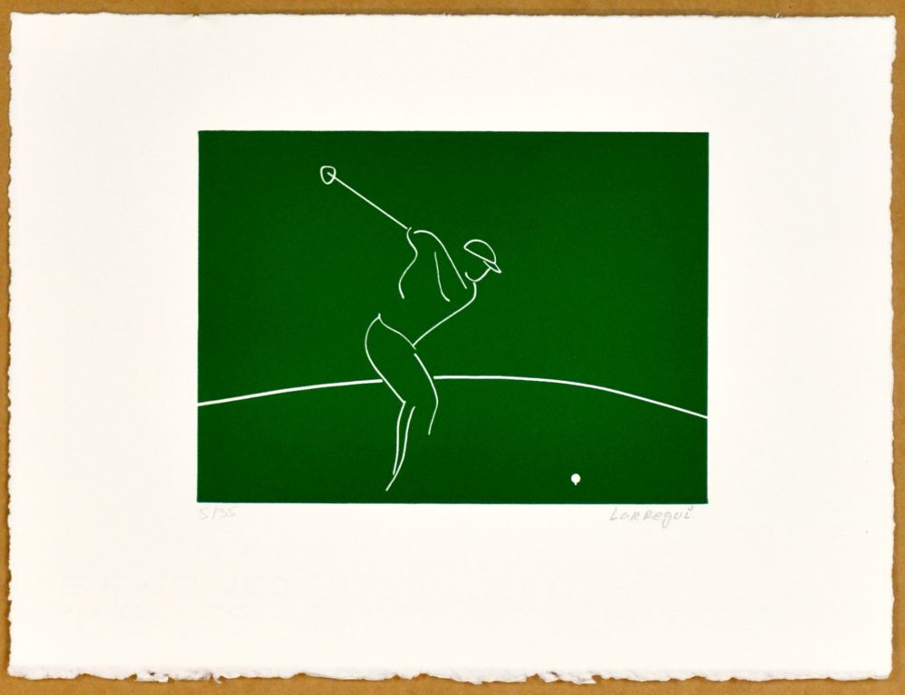Линогравюра Larregui - Golf IV