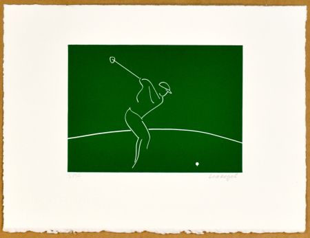 Линогравюра Larregui - Golf IV