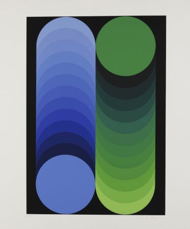 Сериграфия Vasarely - Gordes Kidio