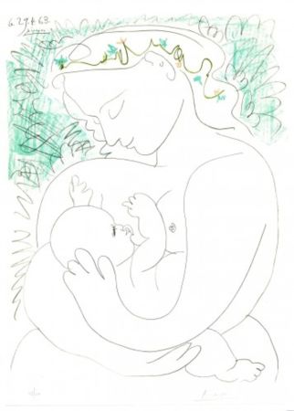 Литография Picasso - Grand Maternity