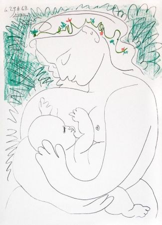 Литография Picasso - Grande Maternité