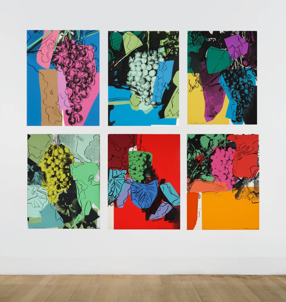 Сериграфия Warhol - Grapes Complete Portfolio