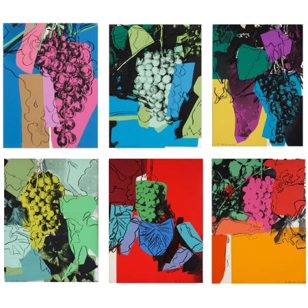 Сериграфия Warhol - Grapes Complete Portfolio