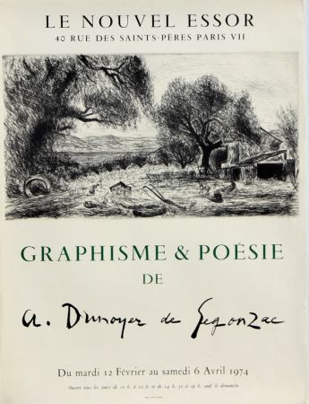 Афиша De Segonzac - Graphisme et Poésie