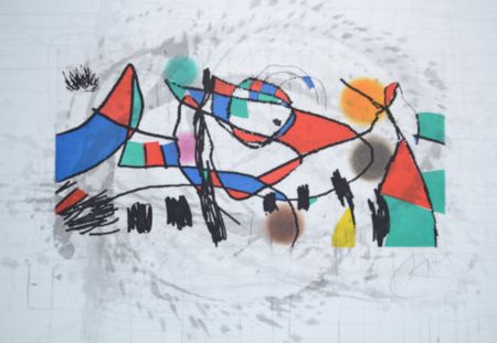 Гравюра Miró - Gravure Pour Un Exposition - D606