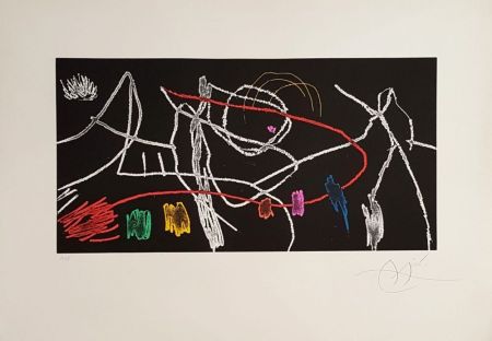 Гравюра Miró - Gravure pour une exposition