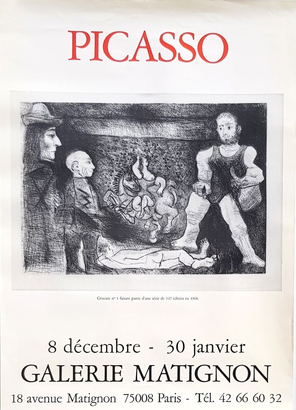 Гашение Picasso - Gravures  Galerie  Matignon