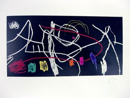 Офорт И Аквитанта Miró - Gravures pour une exposition