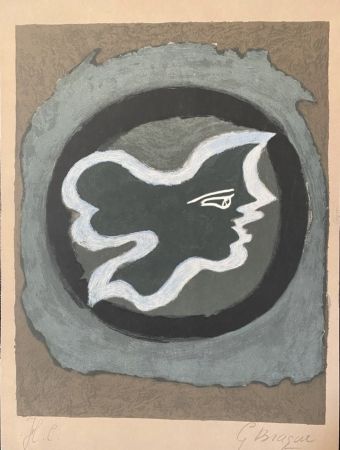 Литография Braque - Greek Profile M. 76 – 146