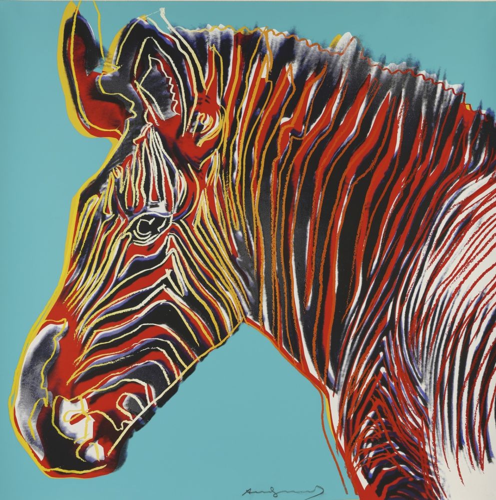 Сериграфия Warhol - Grevys Zebra (FS II.300)