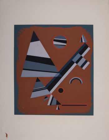 Сериграфия Kandinsky - Gris (Gray)  - 1953 