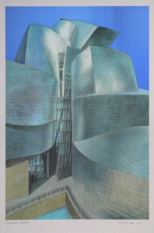 Литография Haas - Guggenheim Bilbao