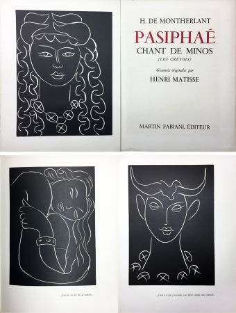 Иллюстрированная Книга Matisse - H. de Montherlant: PASIPHAE.  148 gravures originales d'Henri Matisse (1944)