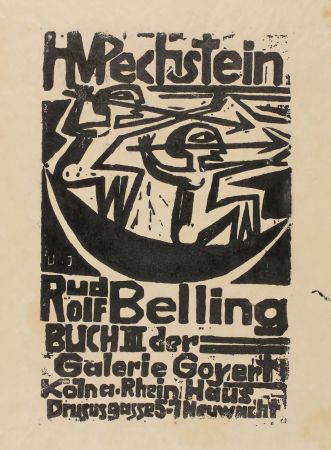 Гравюра На Дереве Pechstein - H. M. Pechstein, Rudolf Belling, Buch III der Galerie Goyert 