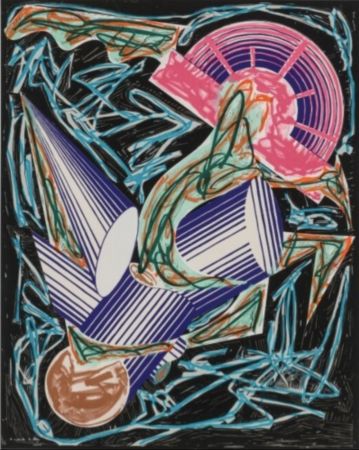 Многоэкземплярное Произведение Stella - Had Gadya: Front Cover, from Illustrations after El Lissitzky's Had Gadya
