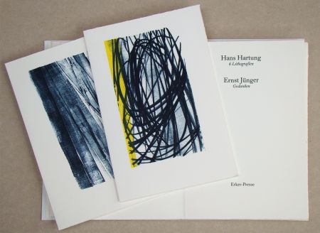 Иллюстрированная Книга Hartung - Hans Hartung 6 Lithografien & Ernst Jünger Gedanken