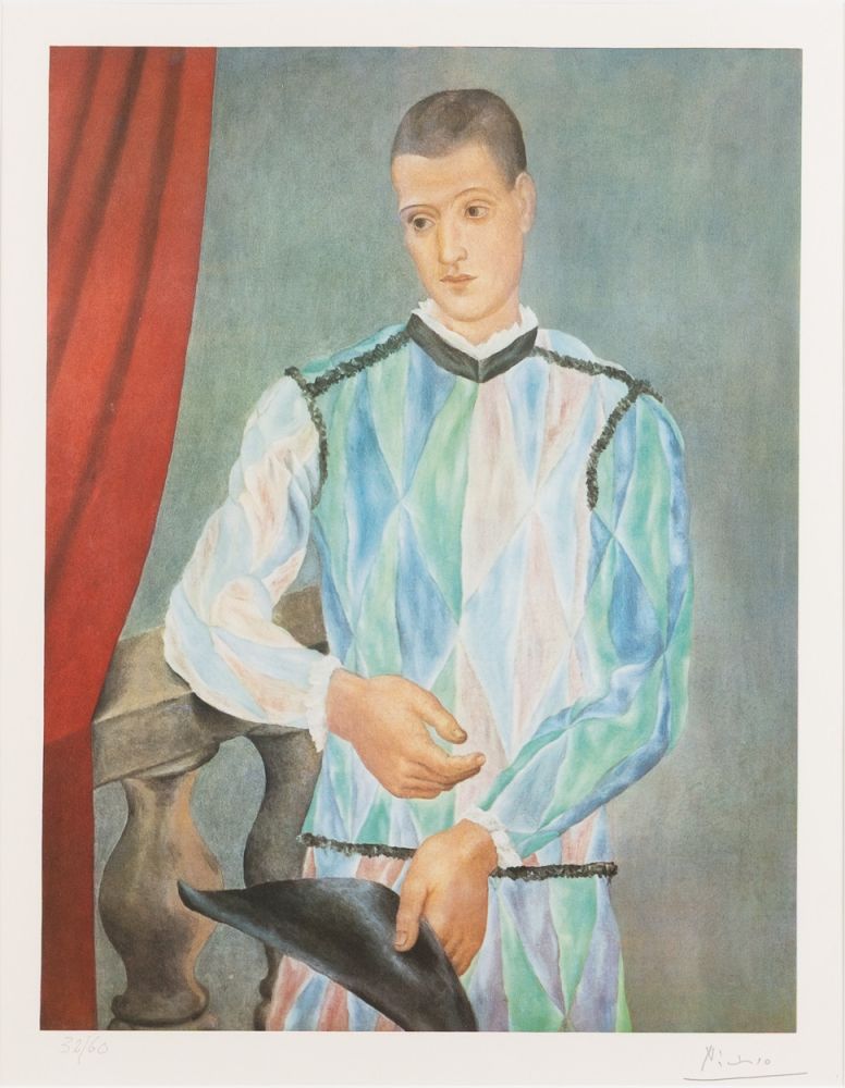 Литография Picasso - Harlequin