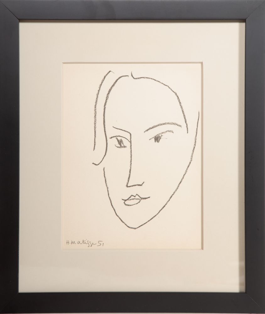 Литография Matisse - Head of a Woman