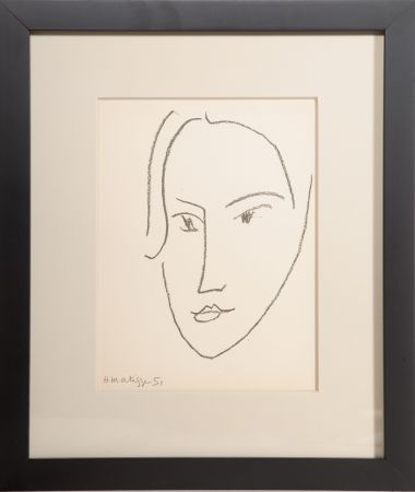 Литография Matisse - Head of a Woman