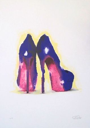 Сериграфия Tilt - Heels (Purple)