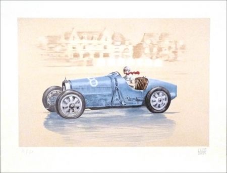 Литография Lavictoire - Helle Nice - Bugatti