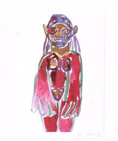 Литография Prince - Hippie Drawing
