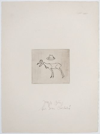 Офорт Beuys - Hirsch