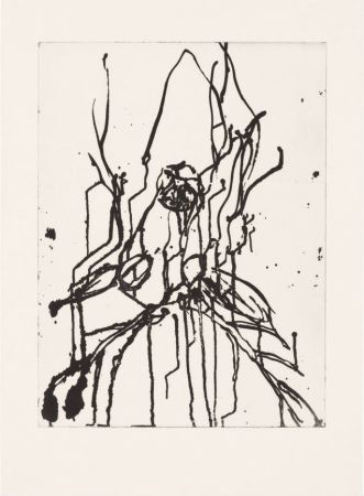 Акватинта Baselitz - Hirsch I (black)