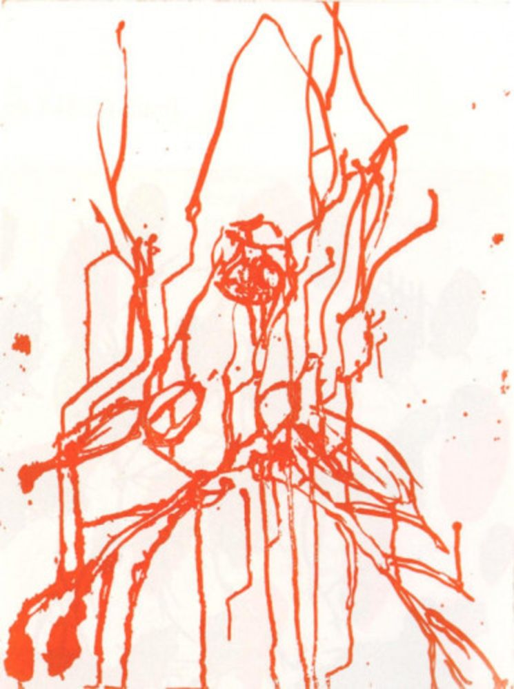 Офорт И Аквитанта Baselitz - Hirsche I