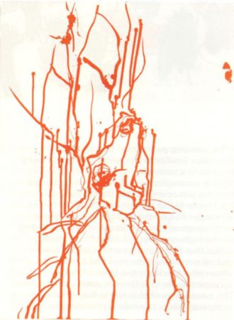 Офорт И Аквитанта Baselitz - Hirsche II
